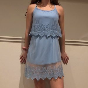 Blue sundress